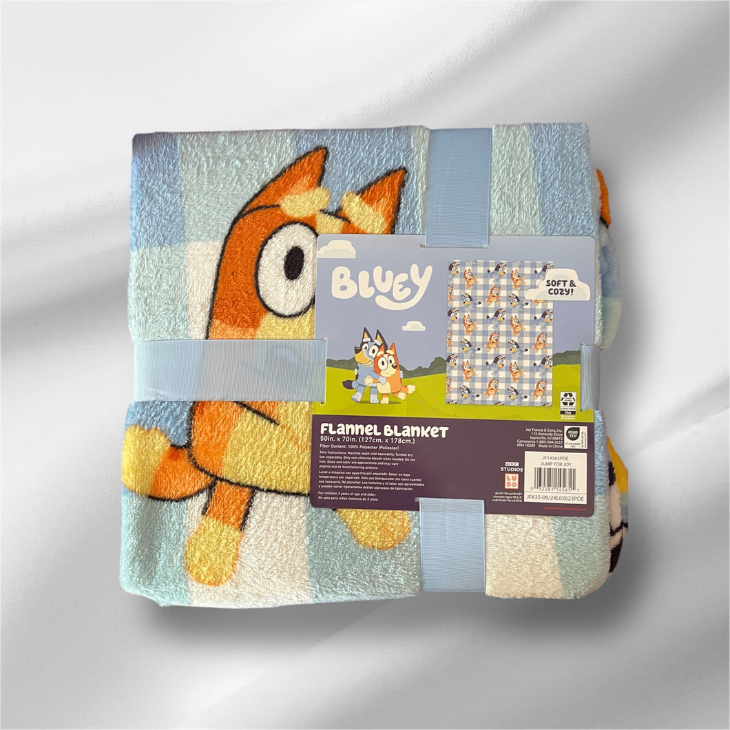 Bluey toddler blanket