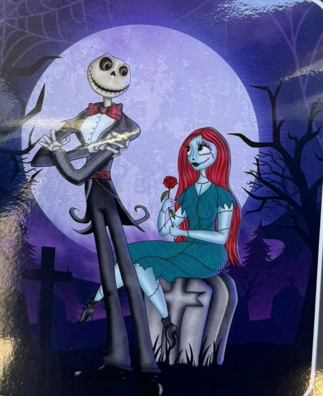 Jack and sally throw size blanket