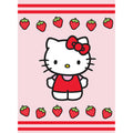Hello Kitty Pink Strawberry, Plush Blanket